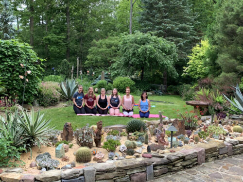Garden Yoga Class